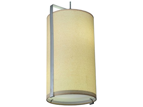Meyda 2-Light Stainless Steel Cylinder Mini Pendant