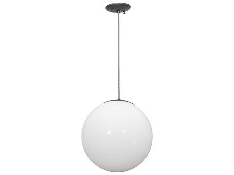 Meyda Bola 1-Light Pewter Glass Globe Pendant