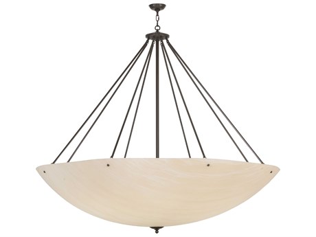 Meyda Madison 16-Light6-Light Timeless Bronze Bowl Pendant