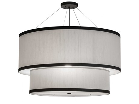 Meyda Cilindro 3-Light Oil Rubbed Bronze Tiered Pendant