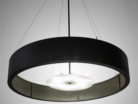 Meyda Cilindro 12-Light Timeless Bronze Round Pendant
