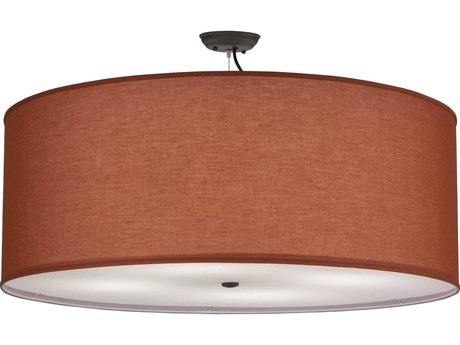 Meyda Cilindro 4-Light Oil Rubbed Bronze Drum Pendant