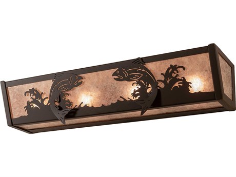 Meyda 4-Light Oil Rubbed Bronze Vanity Light