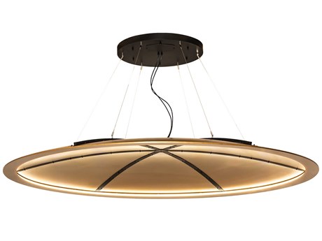 Meyda Gravity Black LED Round Pendant