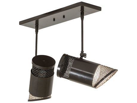 Meyda Telluride Magic 2-Light Timeless Bronze LED Cylinder Island Pendant