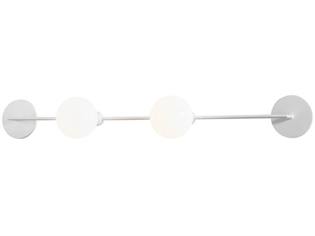 Meyda 2-Light Gloss White LED Vanity Light