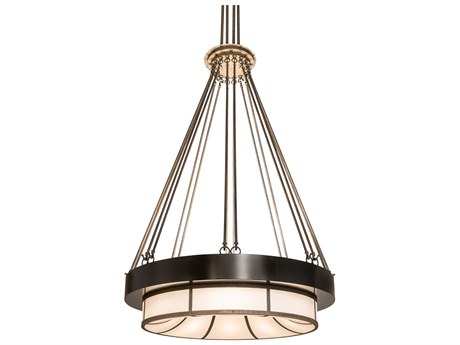 Meyda Cilindro 16-Light6-Light Cortez Gold Timeless Bronze Round Pendant
