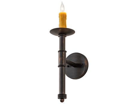 Meyda Amada 1-Light Antique Black Wall Sconce