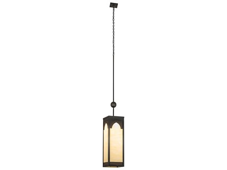 Meyda Chestnut Classic Rust Bronze LED Geometric Pendant