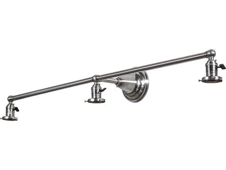Meyda 3-Light Brushed Nickel Vanity Light
