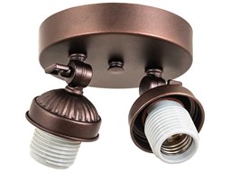 Meyda 8-Light Copper Glass Geometric Flush Mount | MY184447