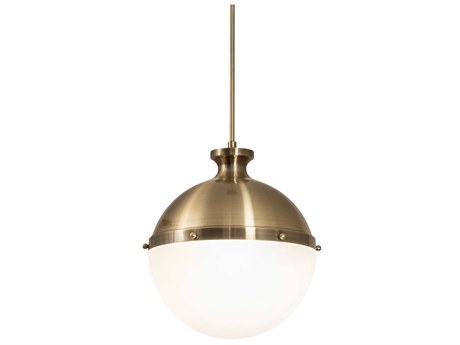 Meyda Huevo 2-Light Antique Bronze Glass Globe Pendant