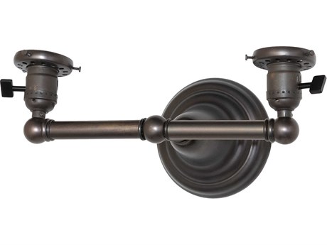Meyda 2-Light Black Vanity Light