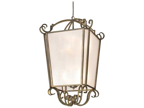 Meyda Marin 12-Light Antique Brass Lantern Pendant