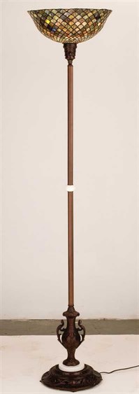 Meyda Fishscale FISHSCALE Bronze Traditional Floor Lamp