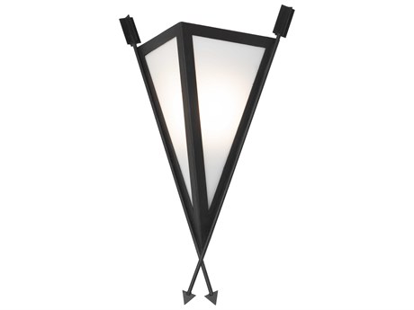 Meyda Desert Arrow 1-Light Costello Black Wall Sconce