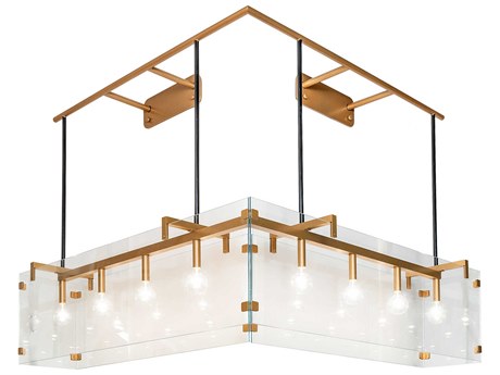 Meyda Hatley 8-Light Honey Bucket / Jet Black Wall Sconce