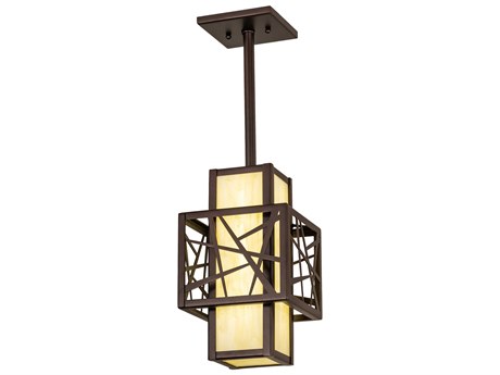 Meyda Quadrato Dark Bronze Mini Pendant
