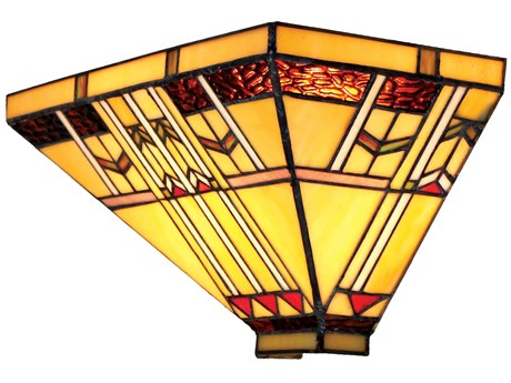 Meyda Prairie Peaks 1-Light Mahogany Bronze Wall Sconce