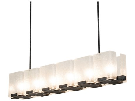 Meyda Ice Cube 6-Light Smoke Island Pendant