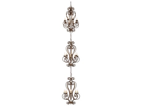 Meyda Fernando 24-Light Antiquity Bronze Traditional Tiered Chandelier
