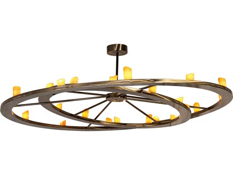 Meyda Donner 24-Light Brass Chandelier