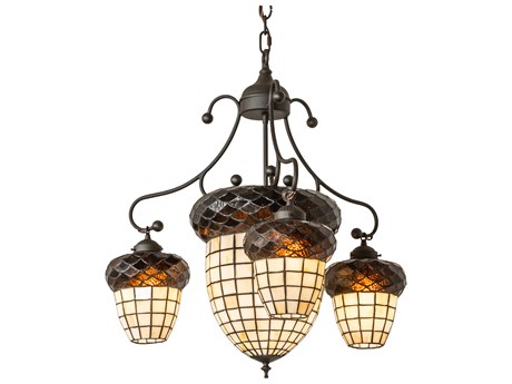 Meyda Acorn 5-Light Oil Rubbed Bronze Traditional Chandelier