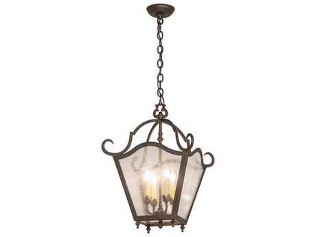 Meyda Terena 4-Light Gilded Tobacco Pendant