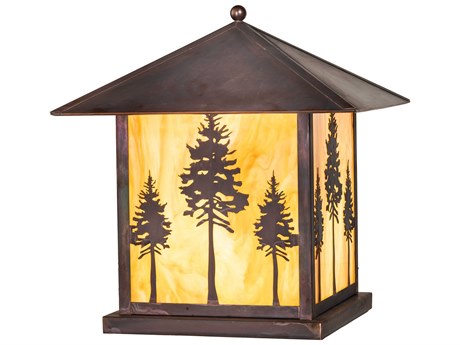 Meyda Great Pines 1-Light Outdoor Post Light