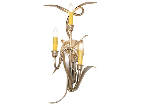 Meyda Roselle 3-Light Champagne Metallic Wall Sconce