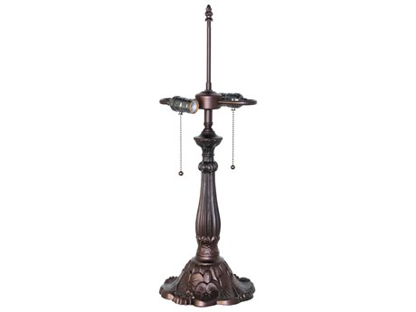 Meyda Lily Mahogany Bronze Buffet Lamp