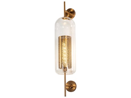 Meyda 1-Light Antique Brass Wall Sconce