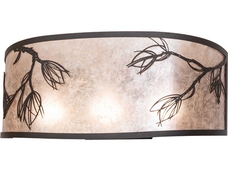 Meyda Lone Pine 6-Light Oil Rubbed Bronze Vanity Light