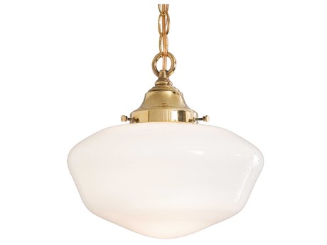 Meyda Revival 1-Light Polished Brass Traditional Mini Pendant