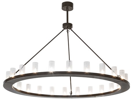 Meyda Loxley 24-Light Timeless Bronze Chandelier