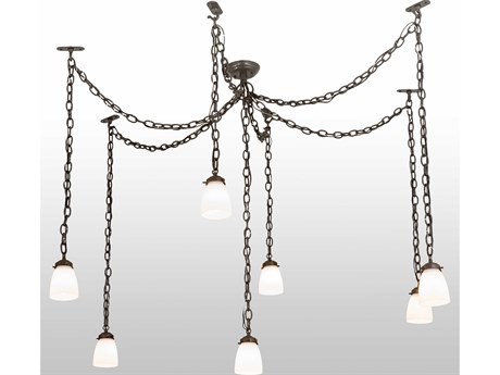 Meyda Castilian 7-Light Bronze Traditional Mini Pendant
