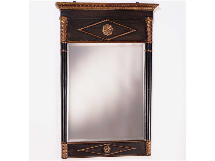 Meyda Empire Dark Brown Beveled Wall Mirror