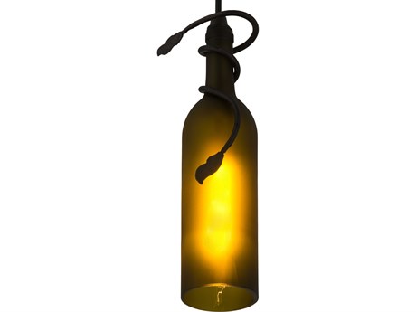 Meyda Tuscan Vineyard 1-Light Brown Geometric Mini Pendant