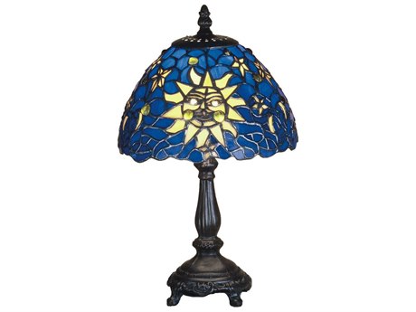 Meyda Sun; Moon & Stars Bronze Traditional Table Lamp