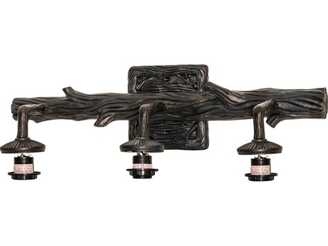 Meyda Branches 3-Light Brown Vanity Light