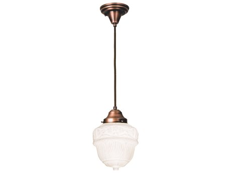 Meyda Revival 1-Light Copper Traditional Mini Pendant