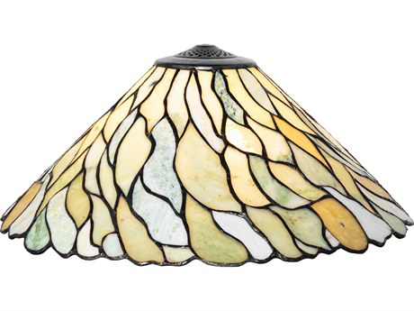 Meyda Willow Green Beige Jadestone Shade