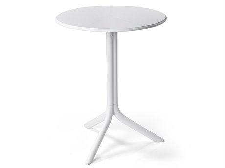 Nardi Spritz Fiberglass Resin Bianco 23'' Round Dining Table