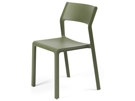 Nardi Trill Fiberglass Resin Agave Stackable Bistro Side Chair
