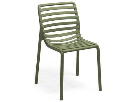 Nardi Doga Fiberglass Resin Agave Stackable Bistro Chair