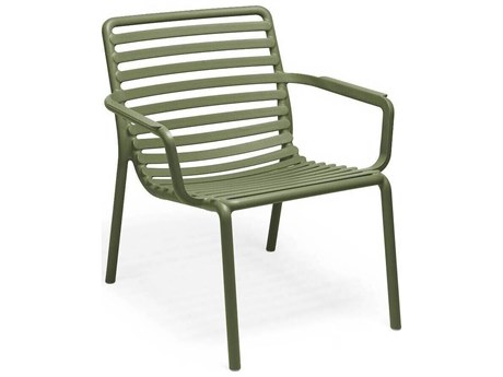 Nardi Doga Fiberglass Resin Agave Stackable Relax Lounge Chair