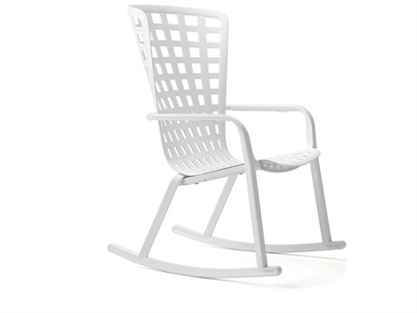 Nardi Folio Fiberglass Resin Bianco Rocking Chair Kit