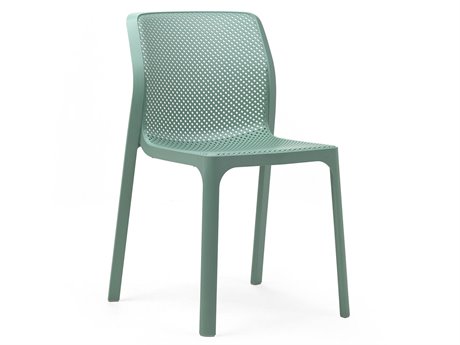 Nardi Bit Fiberglass Resin Salice Stackable Dining Side Chair