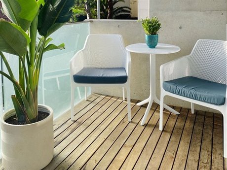 Nardi NET Relax Fiberglass Resin Bianco Lounge Set