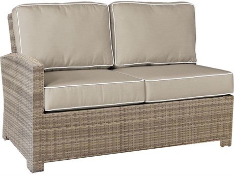 Forever Patio Barbados Wicker Thick Left Arm Facing Loveseat